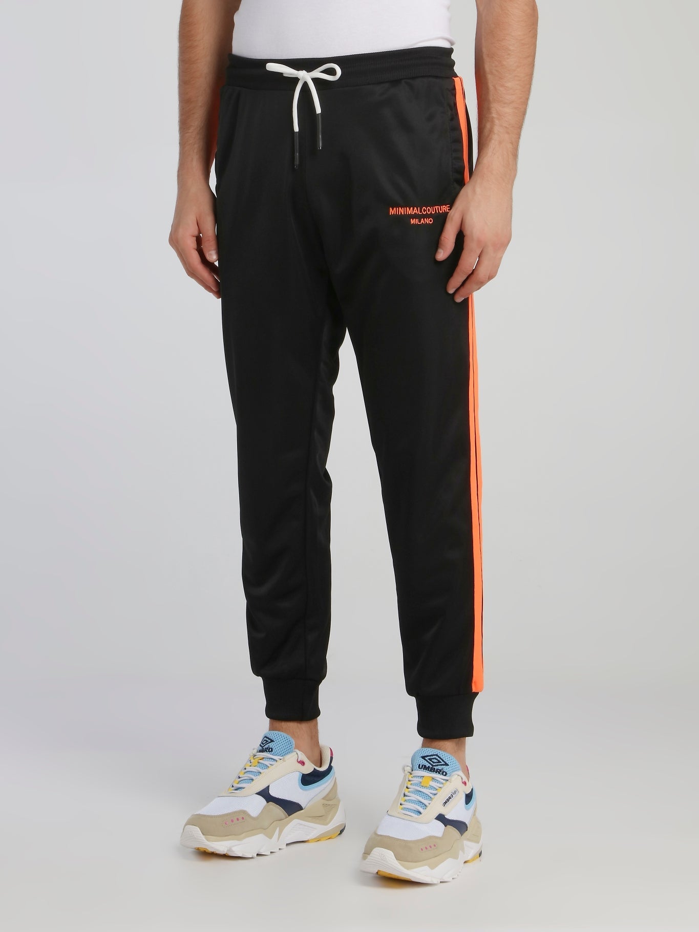 Black Side Stripe Jogger Pants