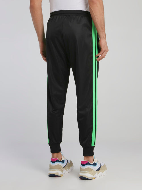 Black Side Stripe Active Pants