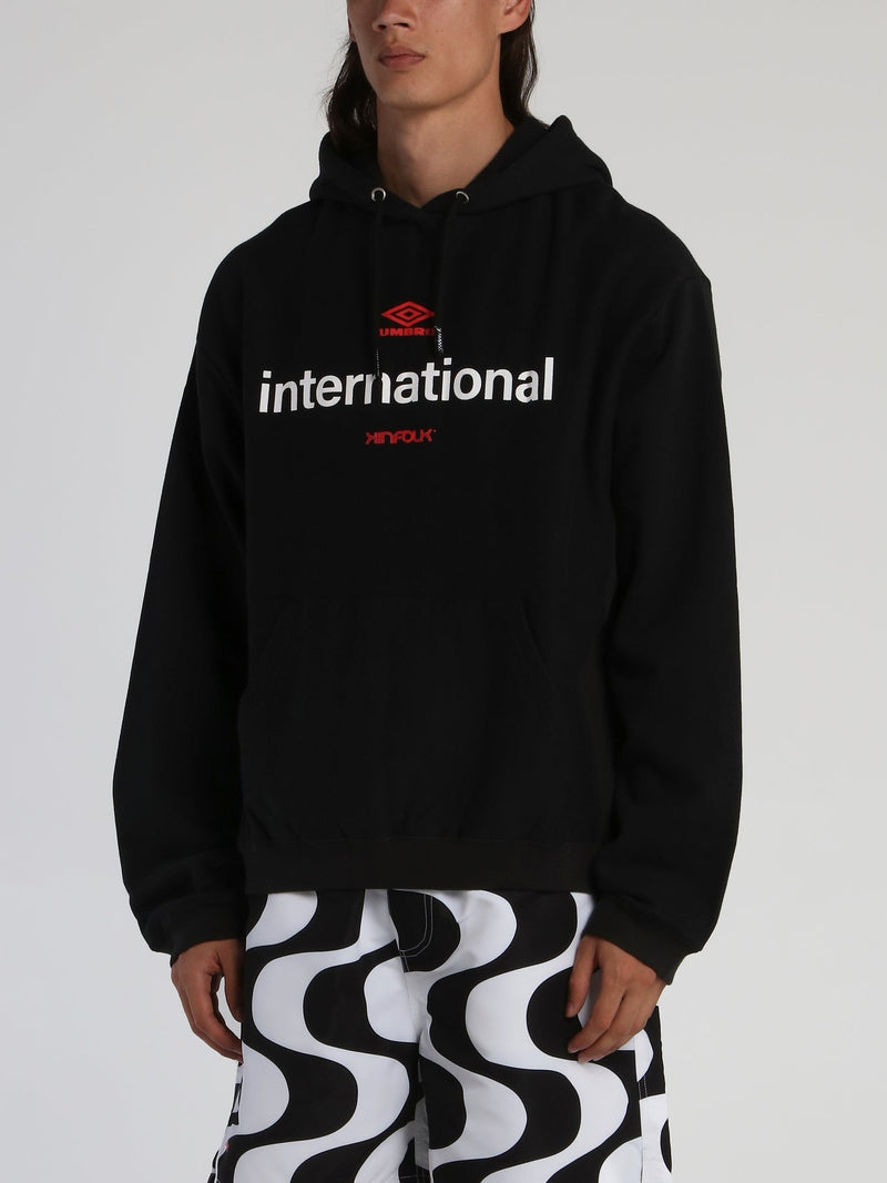 Kinfolk x Umbro Black International Hoodie