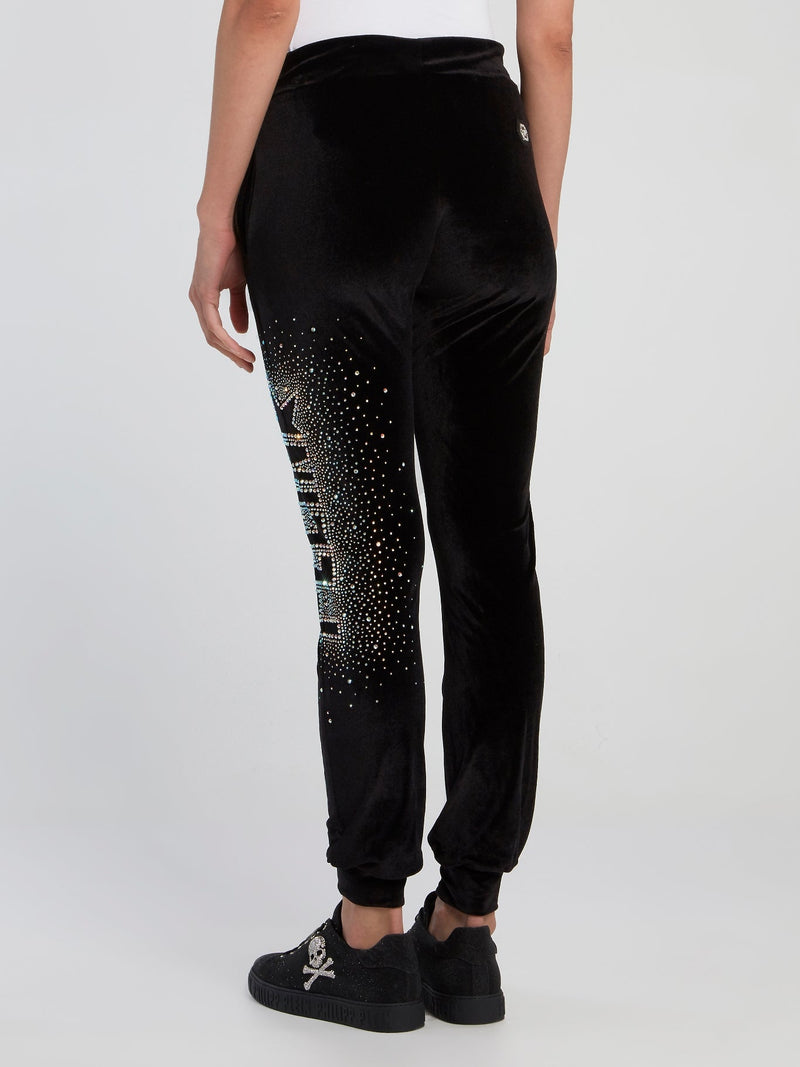 Plein Star Black Running Trousers