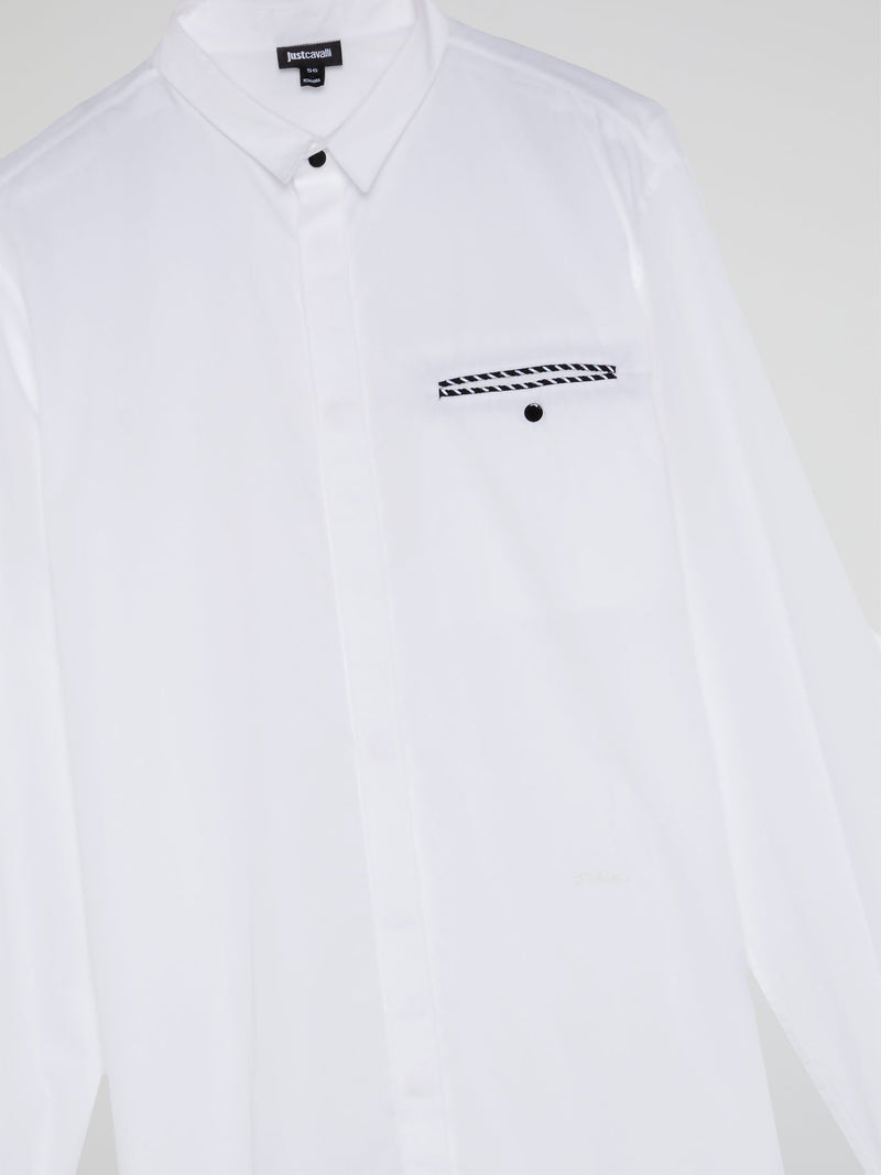 White Classic Button Up Shirt