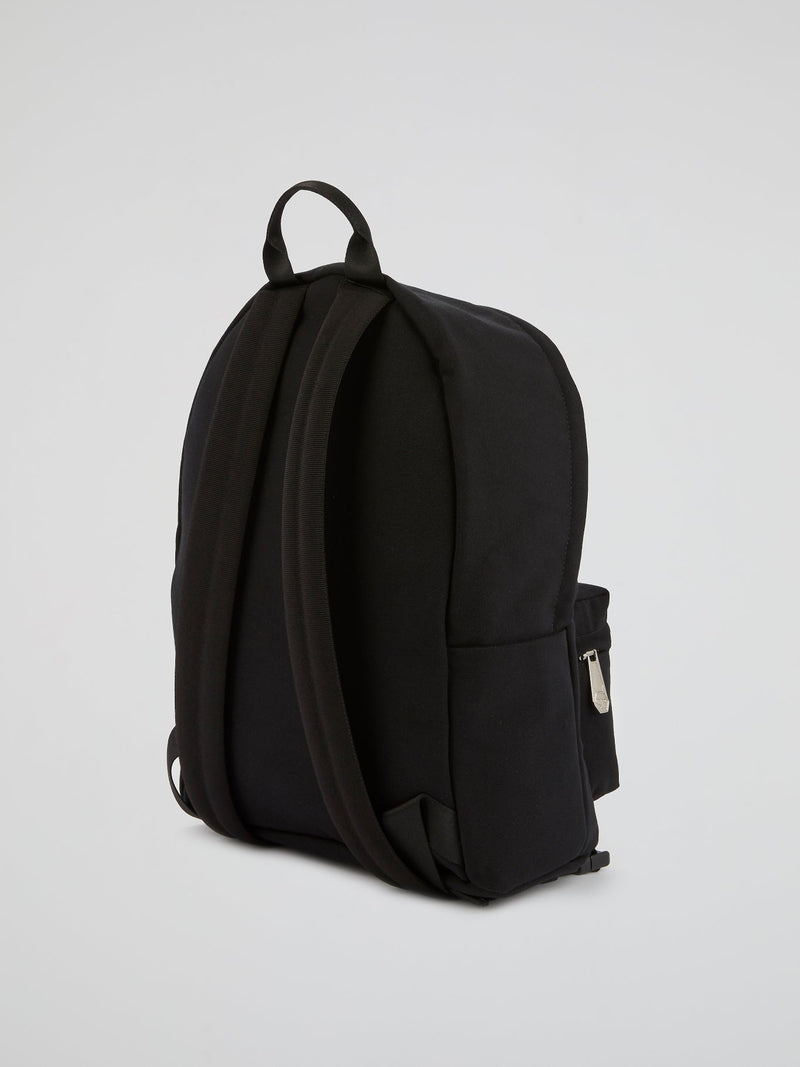 PP1978 Black Graphic Print Backpack