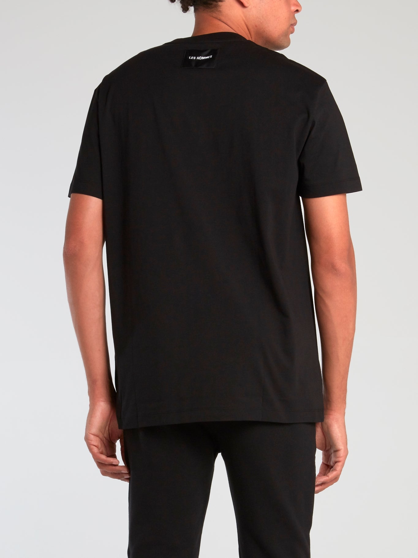 Black Graphic Face Print T-Shirt