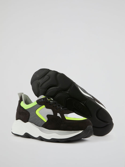 Colour Block Chunky Sole Sneakers