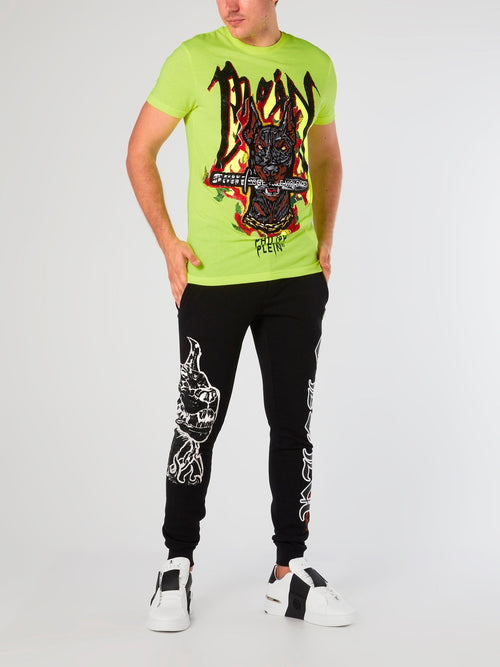 SS Graffiti Neon Printed T-Shirt