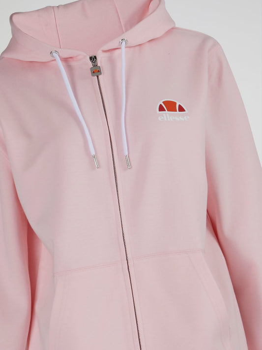 Daje FZ Pink Hooded Sweatshirt