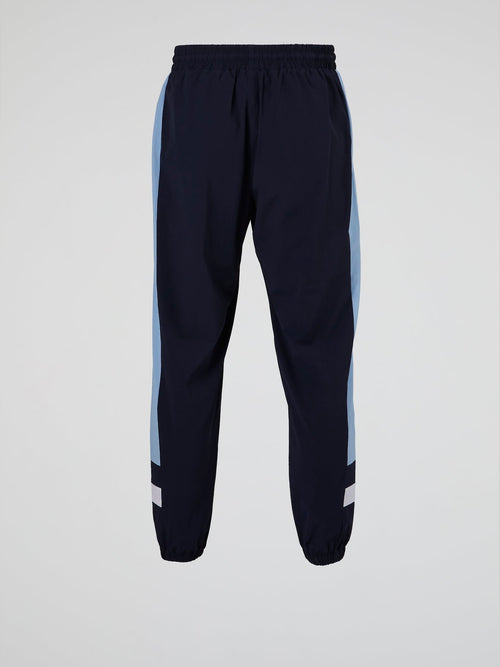 Vecoli Navy Drawstring Track Pants