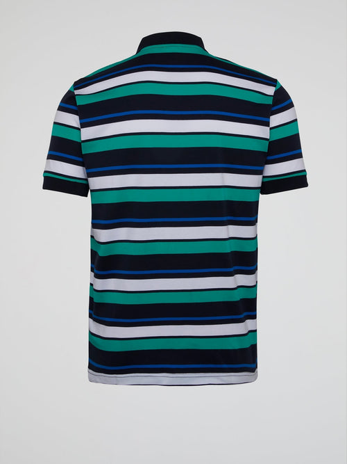 Concrete Striped Polo Shirt