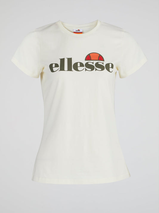 Clarice White Crewneck T-Shirt