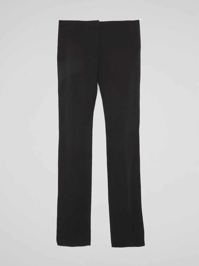 Black Straight Cut Pants