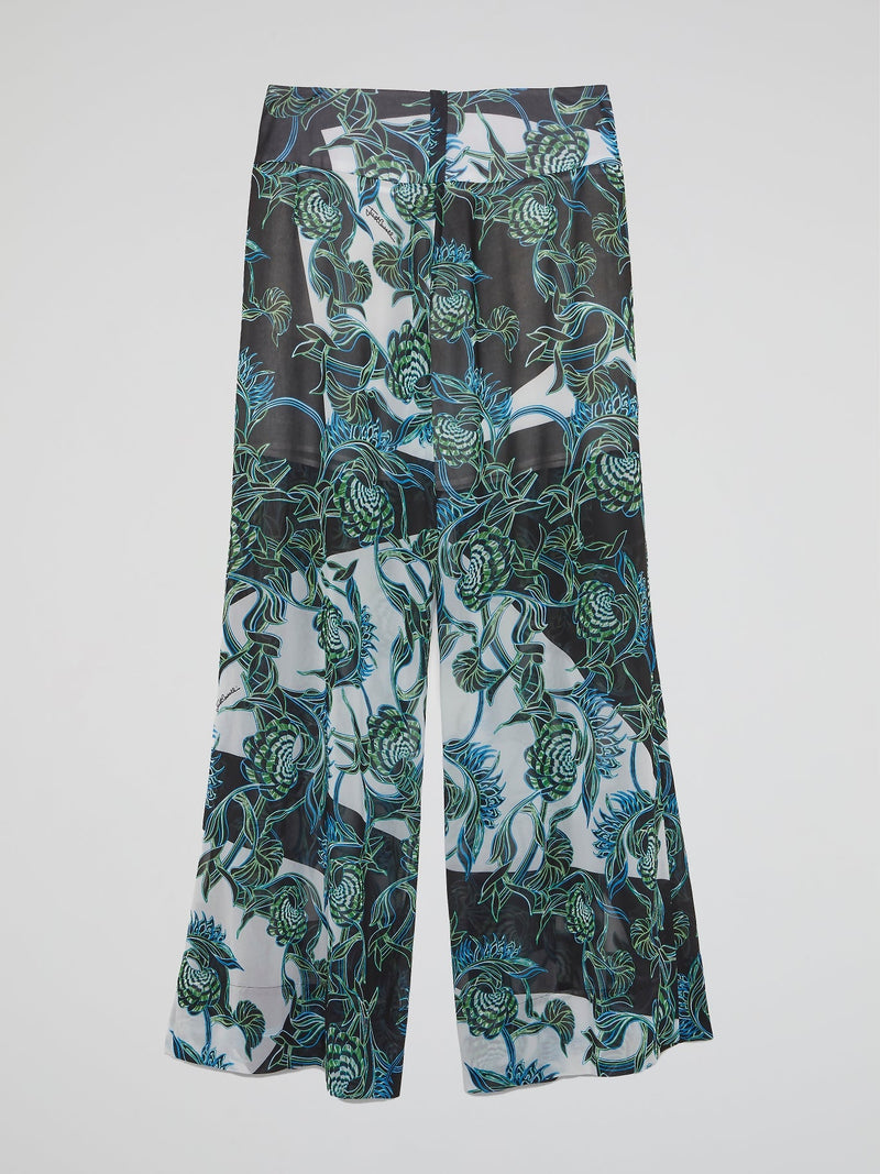 Floral Print Palazzo Pants