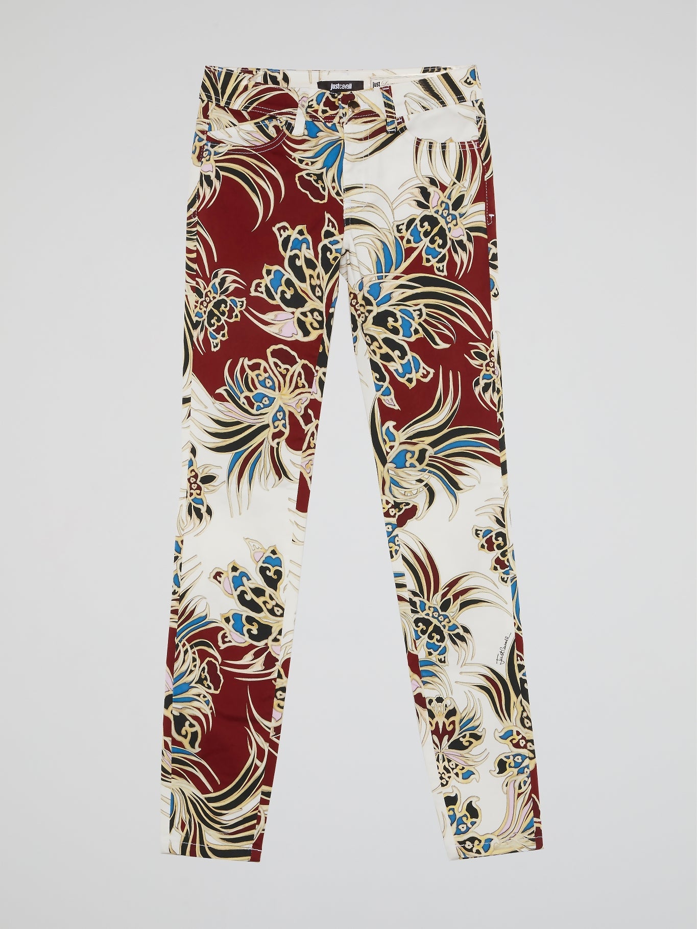 Printed Slim Fit Jeans