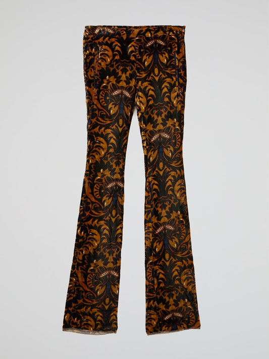 Baroque Inspired Bootcut Trousers