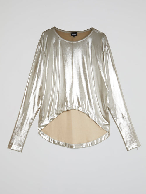 Gold High-Low Swing Top