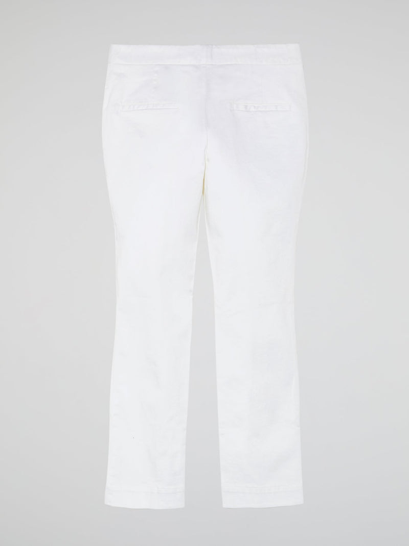 White Cropped Pants