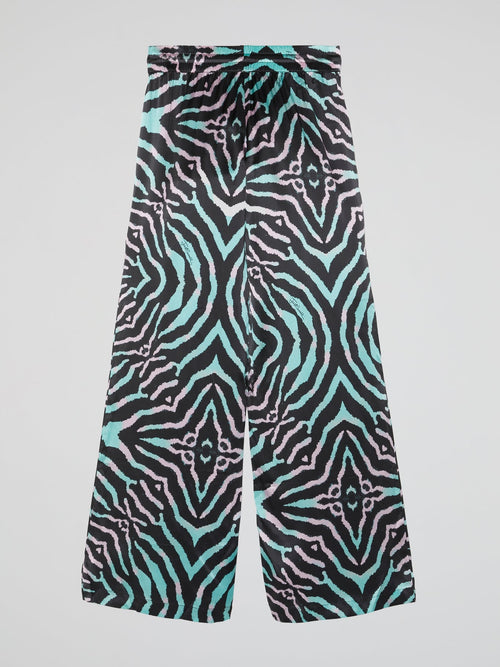 Pattern Print Palazzo Pants