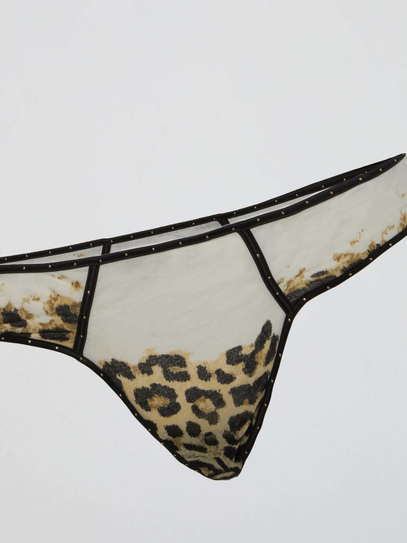 Leopard Print Thongs