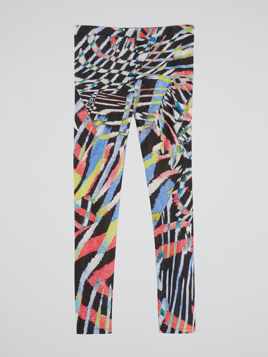 Abstract Print Leggings