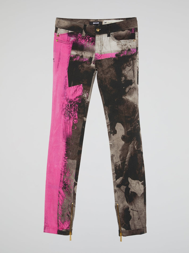 Paint Print Jeans