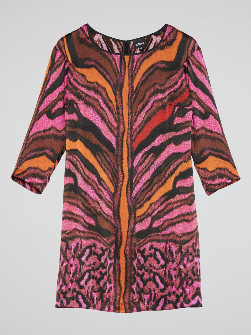 Animal Print Shift Dress