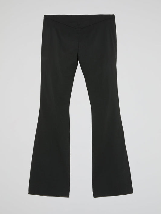 Black Bell Bottom Pants