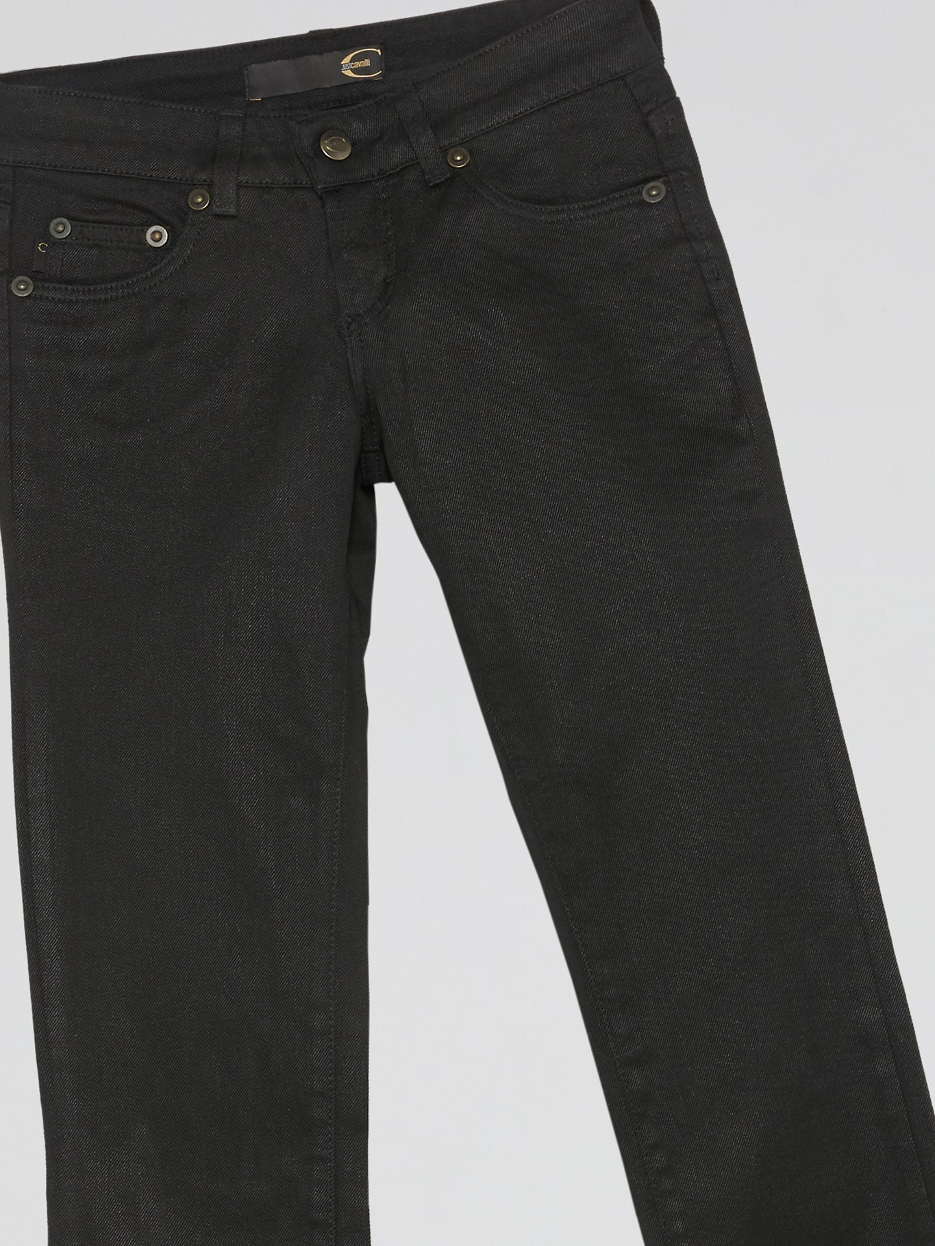 Black Straight Leg Jeans