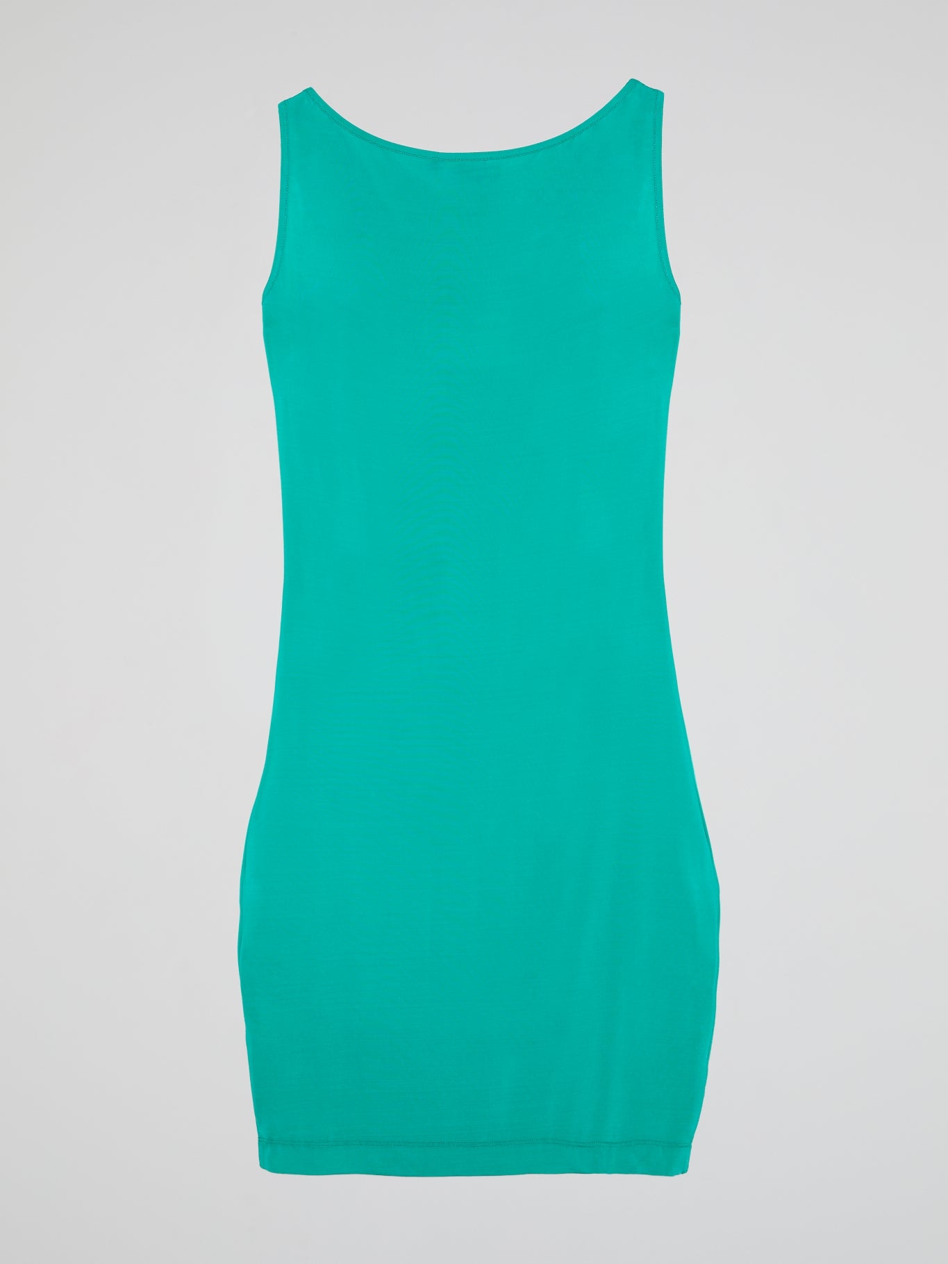 Turquoise Cowl Neck Dress