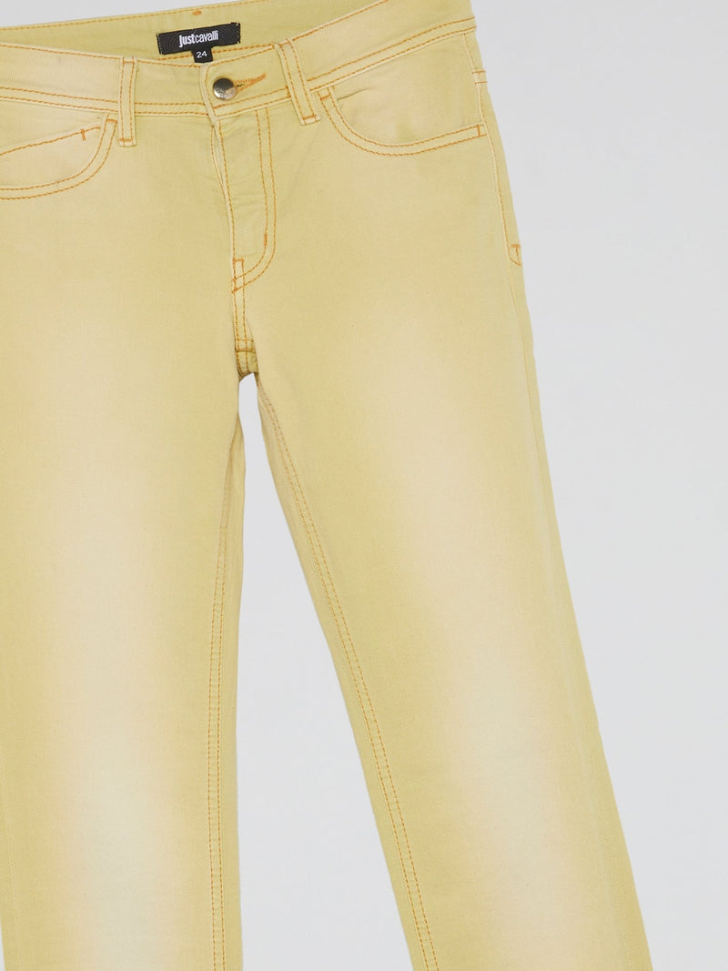 Yellow Slim Fit Jeans