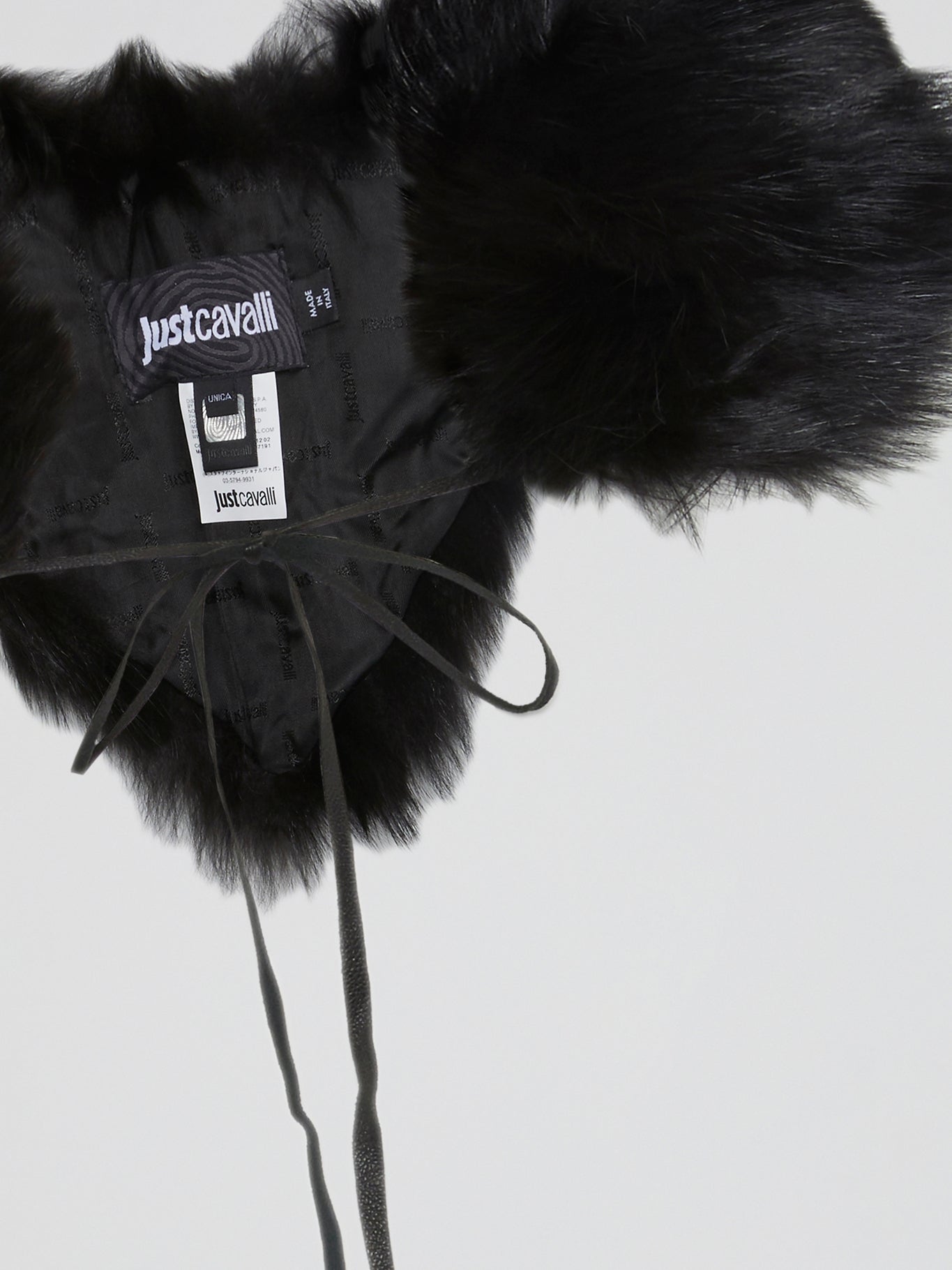 Black Fur Collar