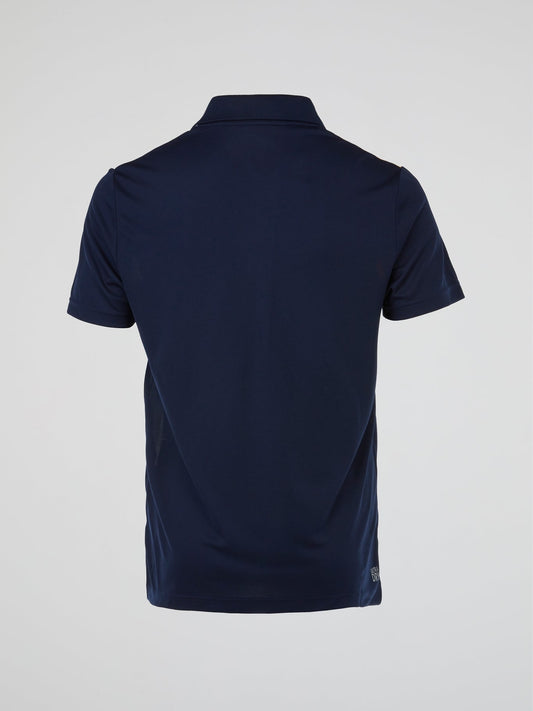 Colour Block Short Sleeve Polo Shirt