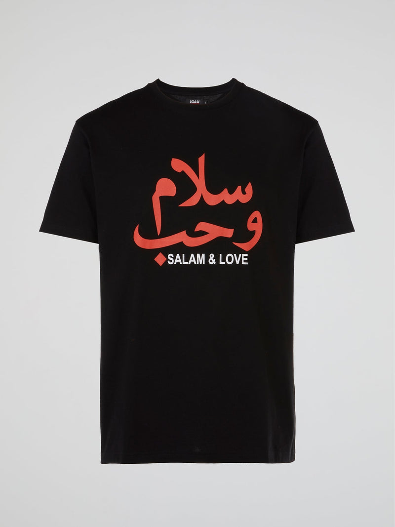 Black Salam and Love T-Shirt