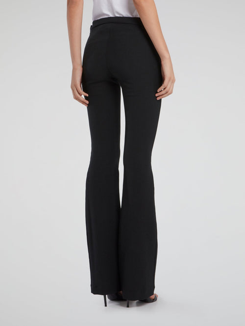 Black Flared Pants