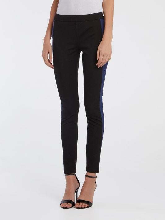 Side Contrast Detail Leggings