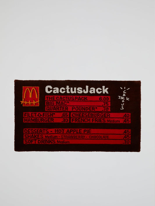 Travis Scott x McDonald's CJ Menu Rug