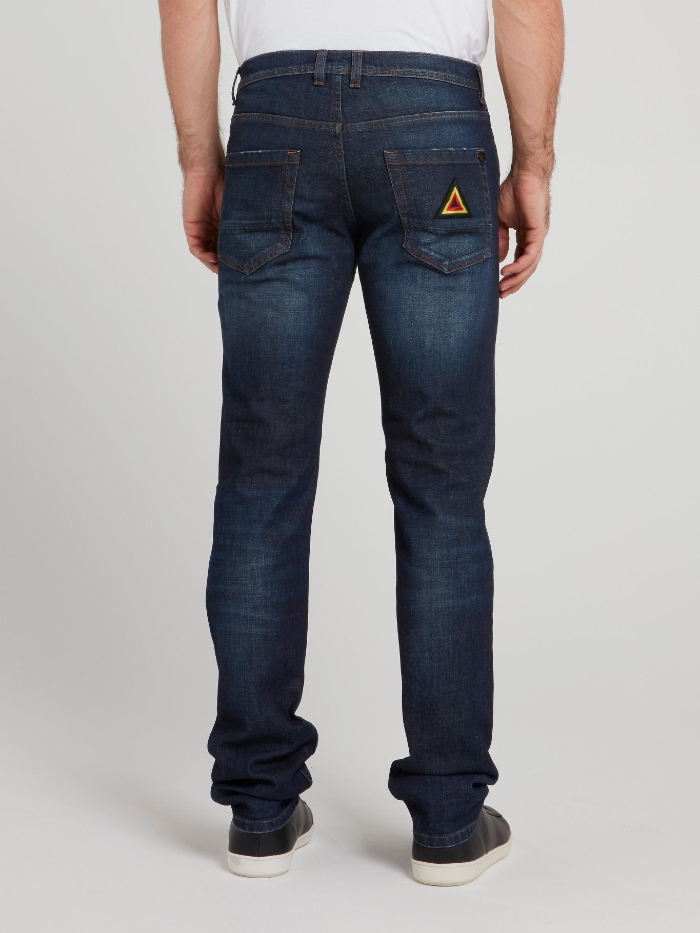 Dark Wash Straight Leg Jeans