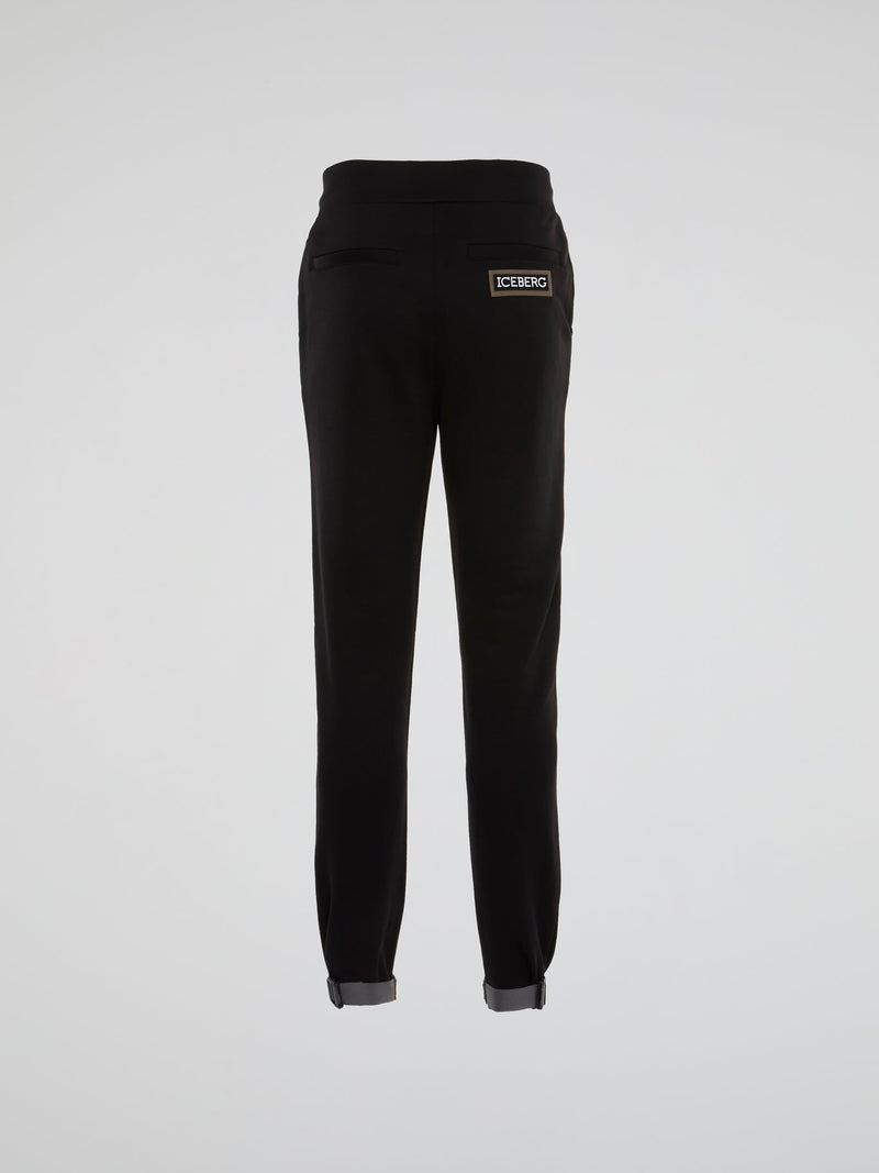 Black Logo Edge Trousers