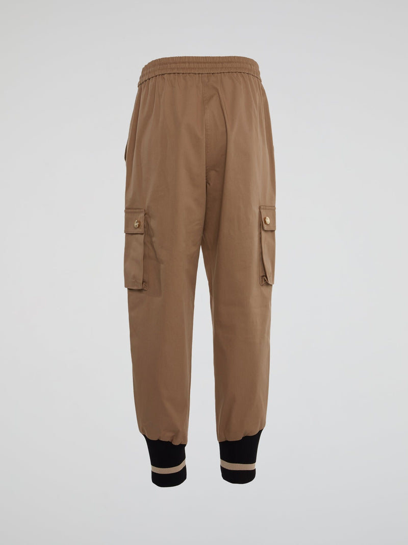 Hazelnut Side Pocket Drawstring Trousers