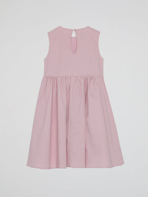 Pink Crystal Heart Dress (Kids)