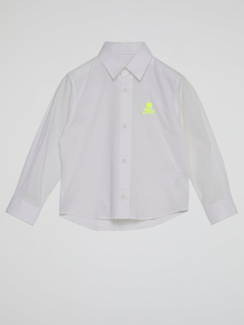 White Long Sleeve Shirt (Kids)