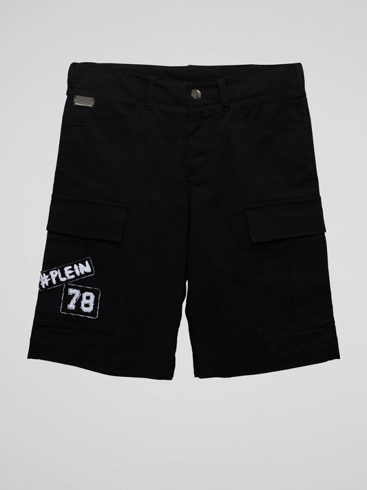 Black Cargo Shorts (Kids)