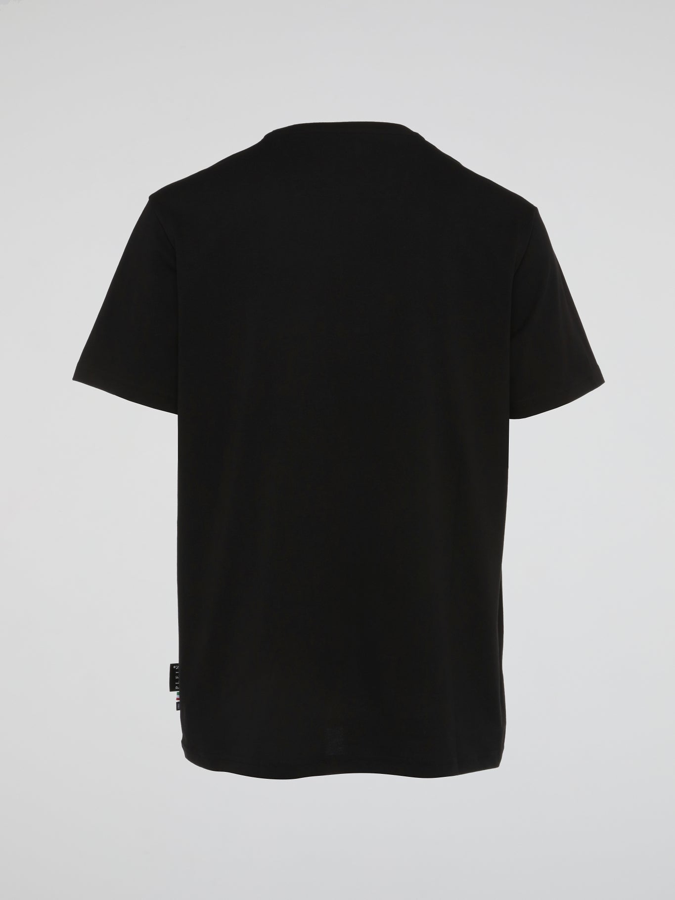 Black Platinum Cut Round Neck T-Shirt