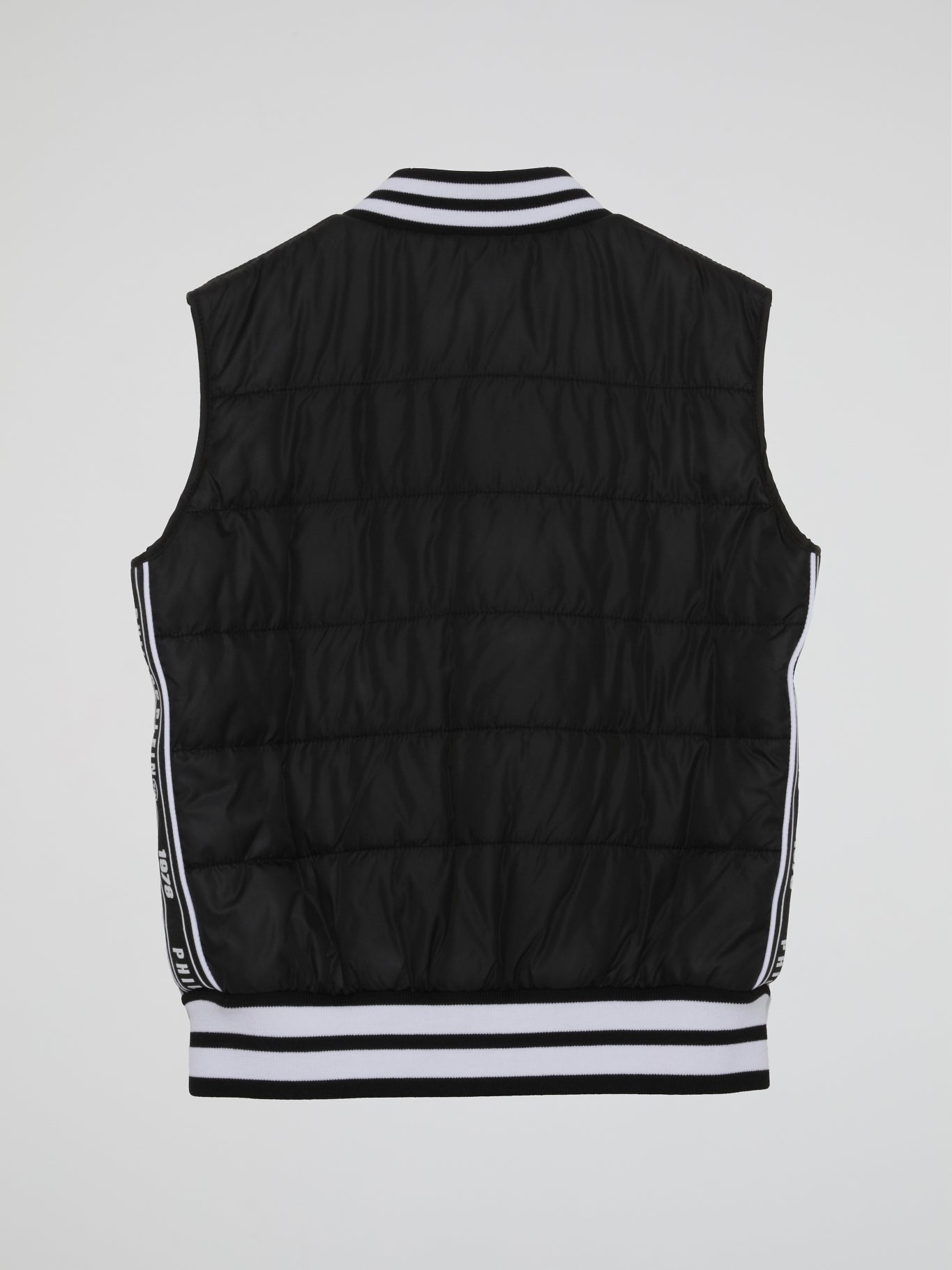 Black Quilted Nylon Vest (Kids)