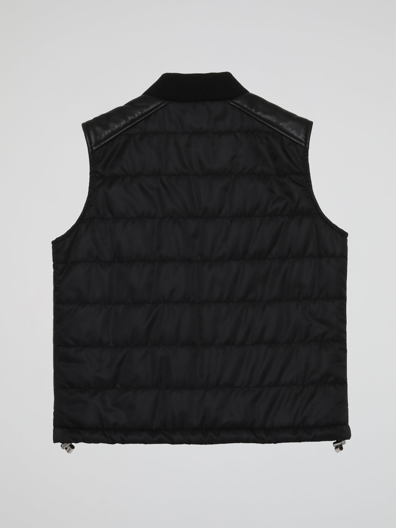 Black Quilted Short Vest (Kids)