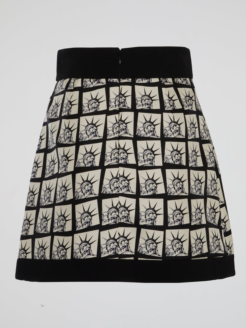 Liberty Pop Art Mini Skirt