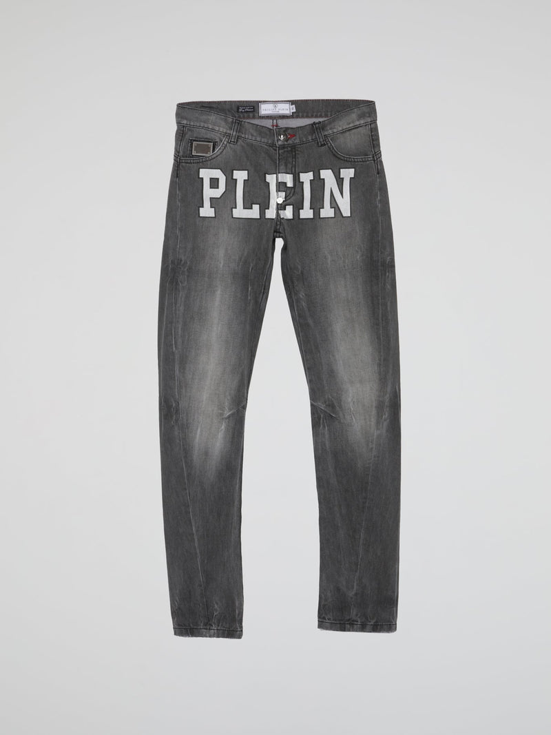 Plein Grey Faded Denim Jeans (Kids)