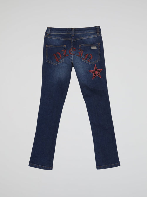 Gothic Plein Blue Faded Denim (Kids)