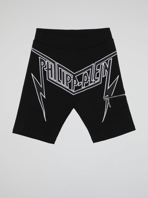 Thunder Black Jogging Shorts (Kids)