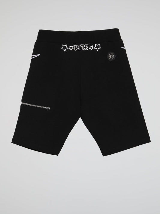 Thunder Black Jogging Shorts (Kids)