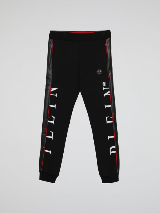 Black Side Logo Jogging Trousers (Kids)