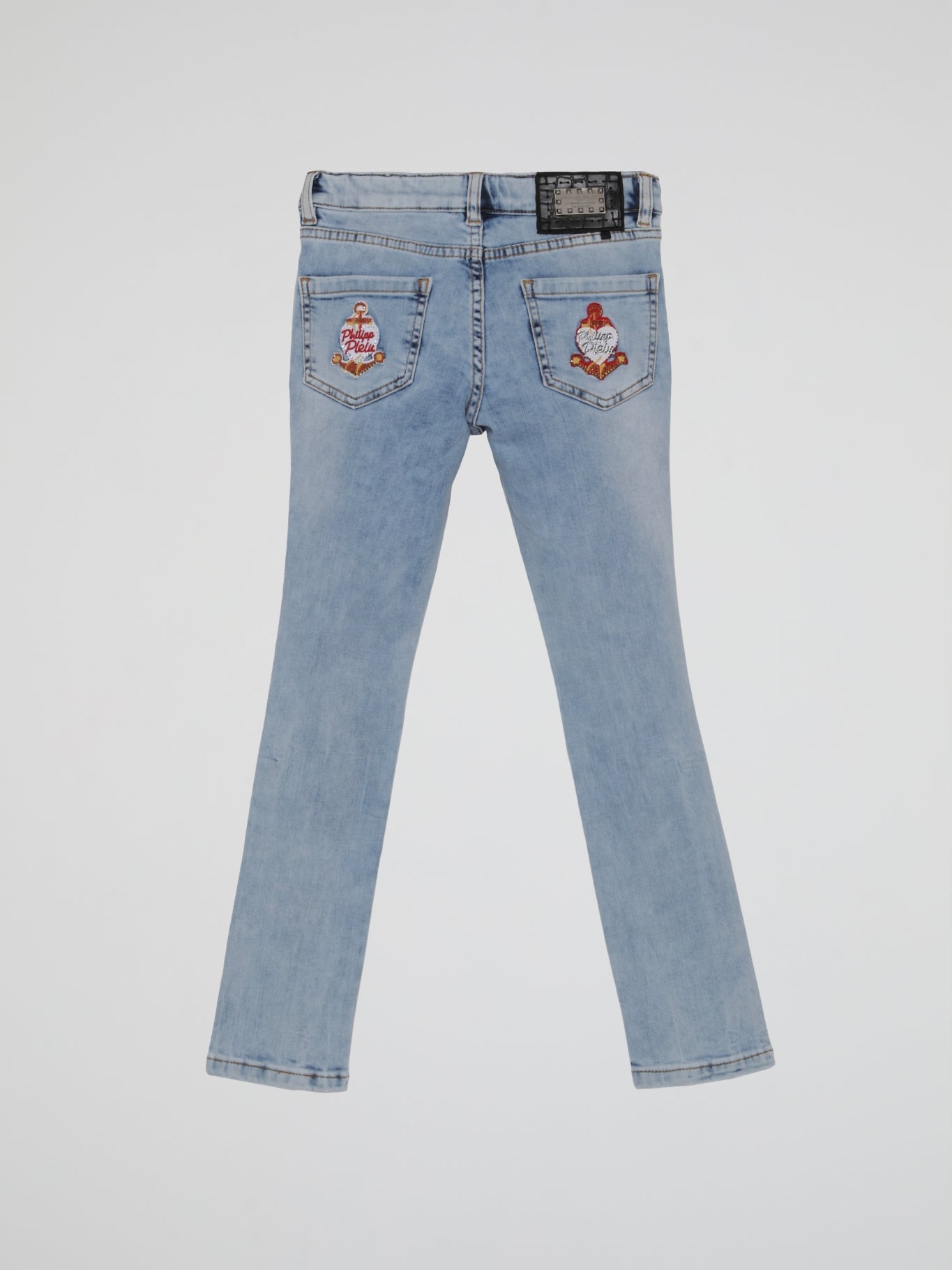 Blue Rear Patched Denim Jeans (Kids)